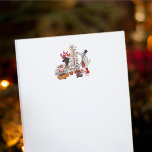Courier Christmas Notepad