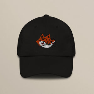 Frederick The Fox Embroidered Hat – Classic Black