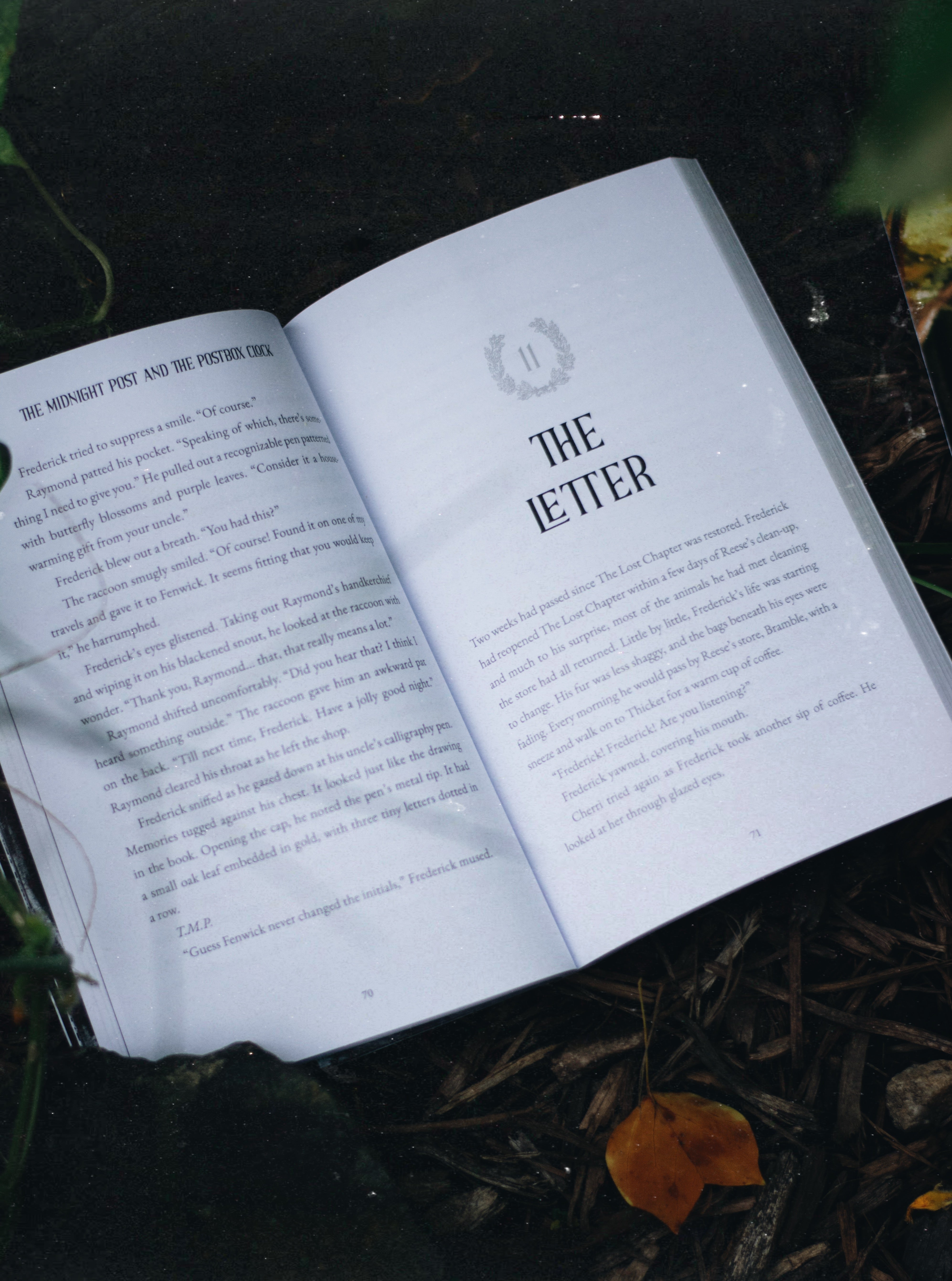 The Midnight Post and the Postbox Clock  |  Paperback Black and White