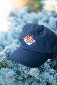 Frederick The Fox Embroidered Hat – Classic Black