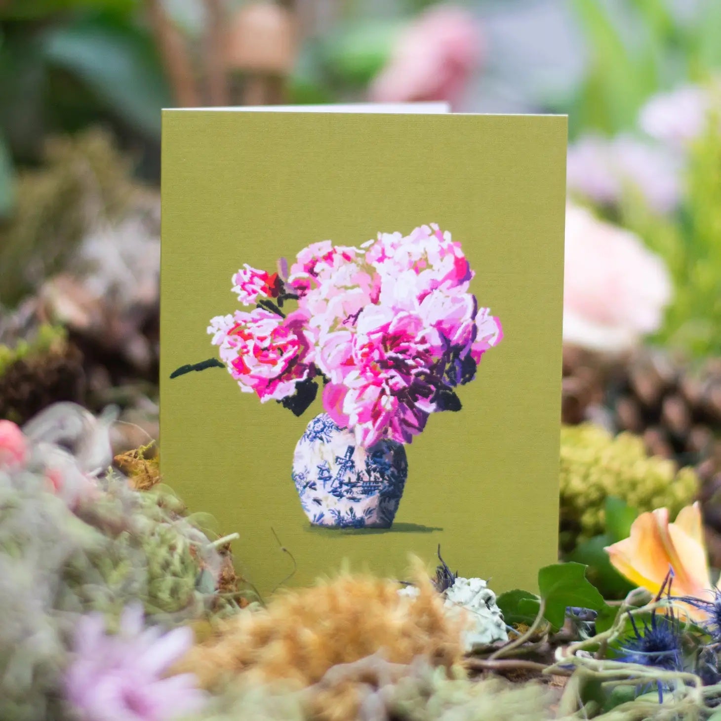 Peony Bouquet Card Set