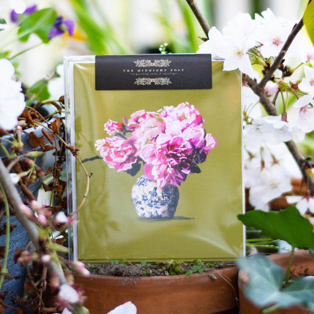 Peony Bouquet Card Set